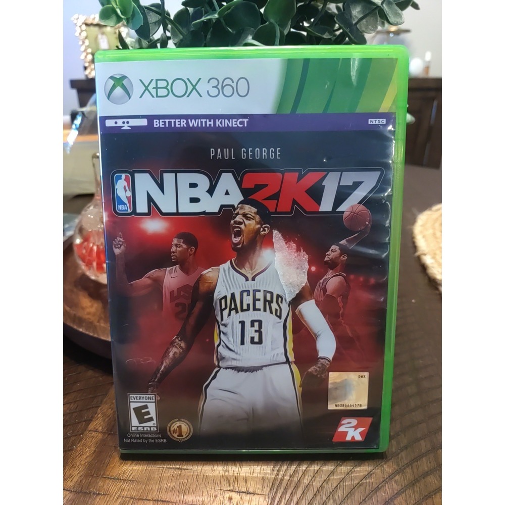 NBA 2K17  Paul George Xbox 360 Sports Disc Tested‎ Works